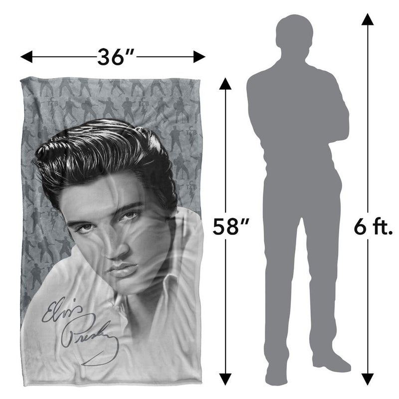 Trevco Elvis Presley Moves Silky Touch Super Soft Throw Blanket 36" x 58" - Image 4